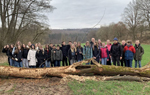 Gruppenbild Klasse Biberwanderung